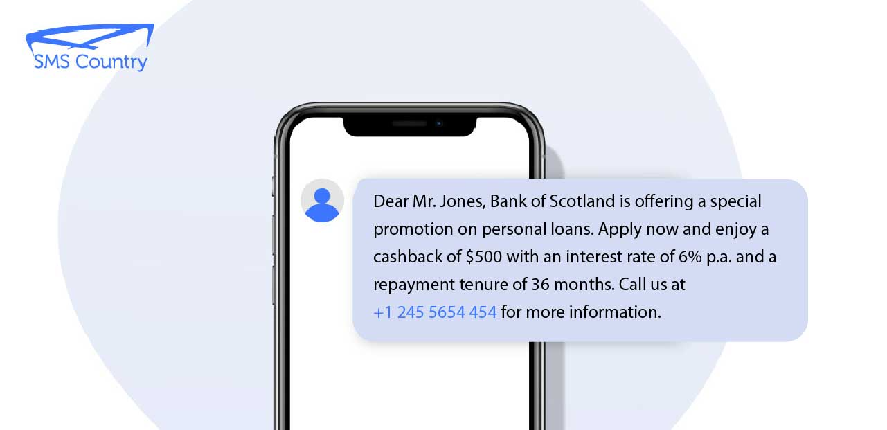 The Best SMS Templates For Financial Services | Loan promotion SMS template
